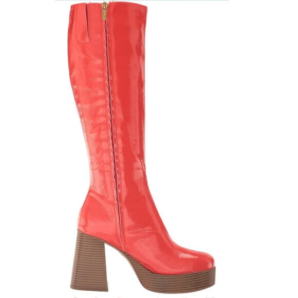 NWT Circus NY by Sam Edelman Women's Sandy Knee High Boot Poppy Orange Haze 7M - Picture 6 of 8